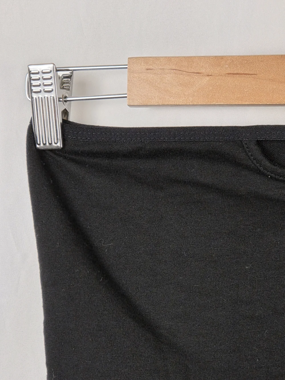 Edikted Black Strapless Tube Cropped Top Size Small
